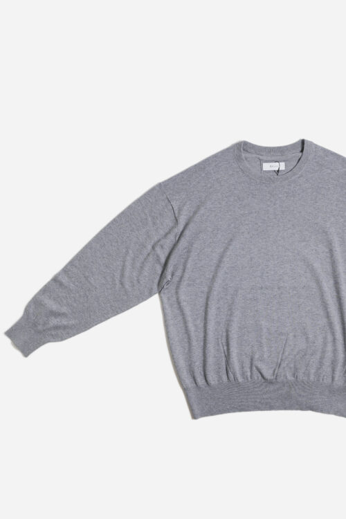 COTTON CASHMERE LS GRAY