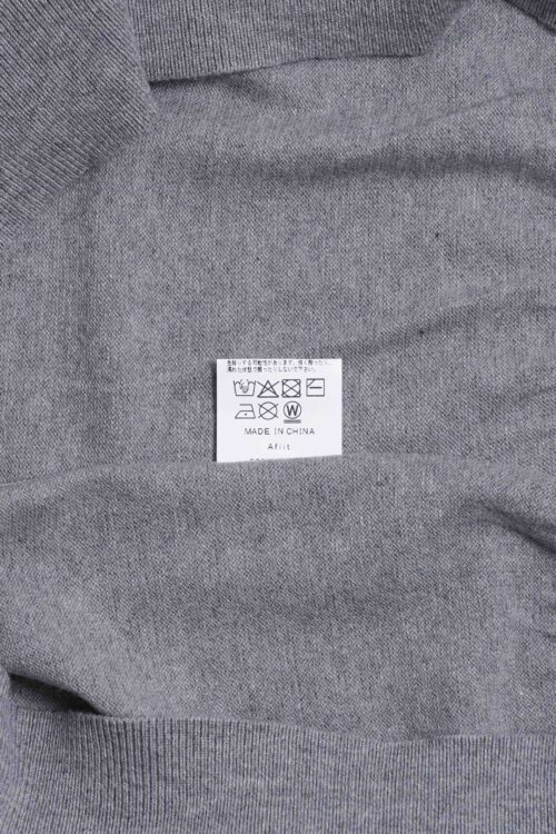 COTTON CASHMERE LS GRAY