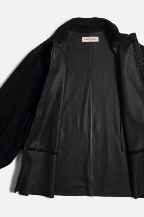 LEATHER JKT BLACK