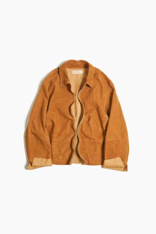LEATHER JKT SAND