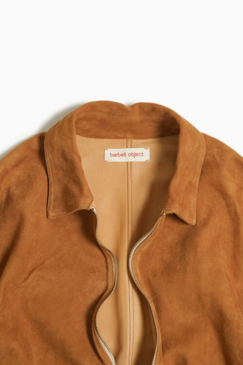 LEATHER JKT SAND