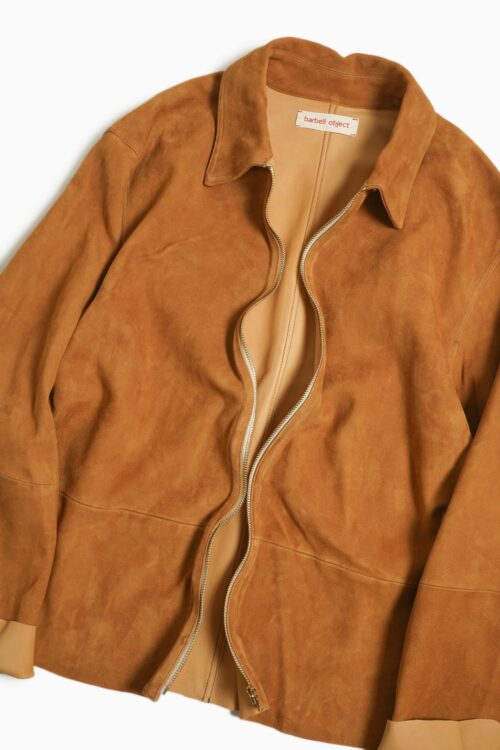 LEATHER JKT SAND