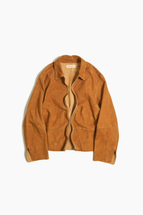LEATHER JKT SAND