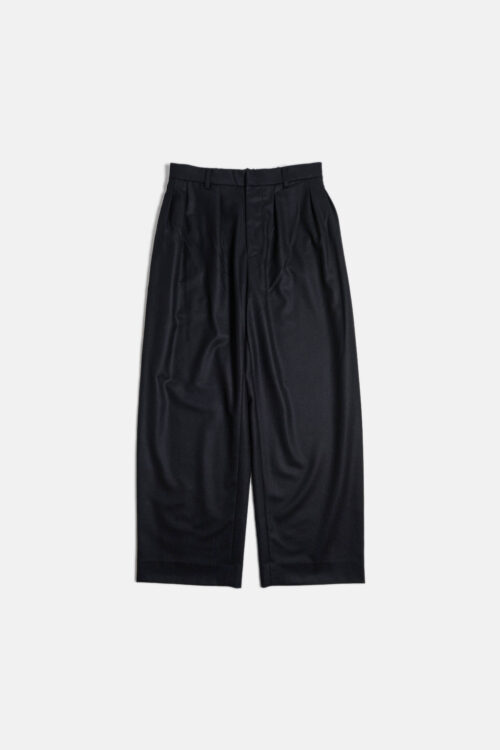 3TUCK SLACKS BLACK