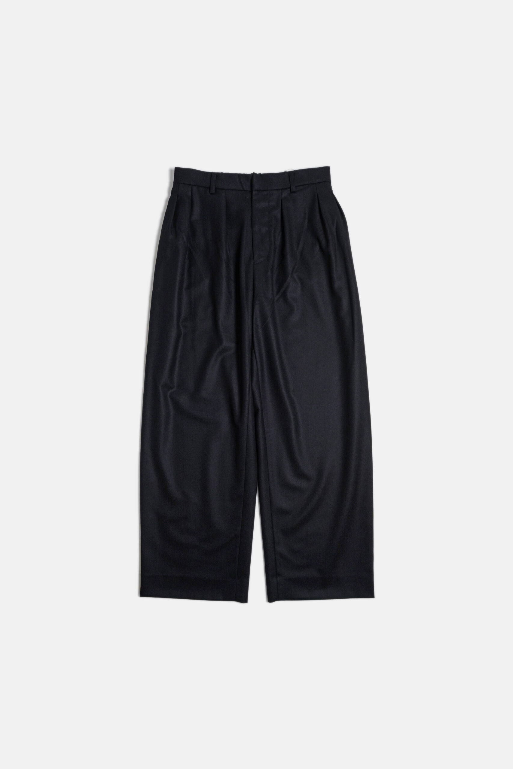 3TUCK SLACKS BLACK