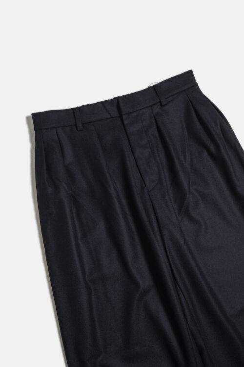 3TUCK SLACKS BLACK