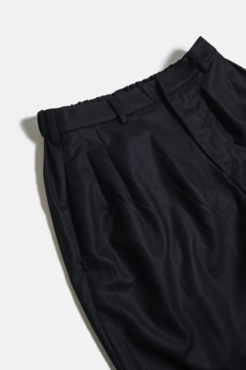 3TUCK SLACKS BLACK