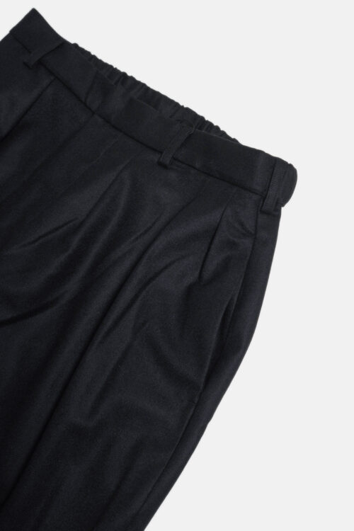 3TUCK SLACKS BLACK