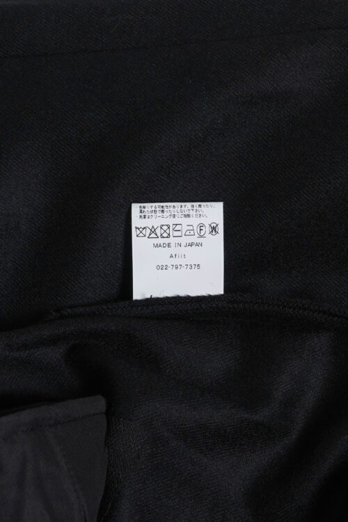 3TUCK SLACKS BLACK