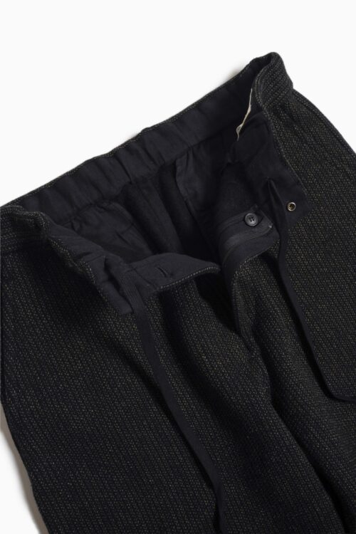 BC CROPPED TROUSERS - BEACH CLOTH - BLACK