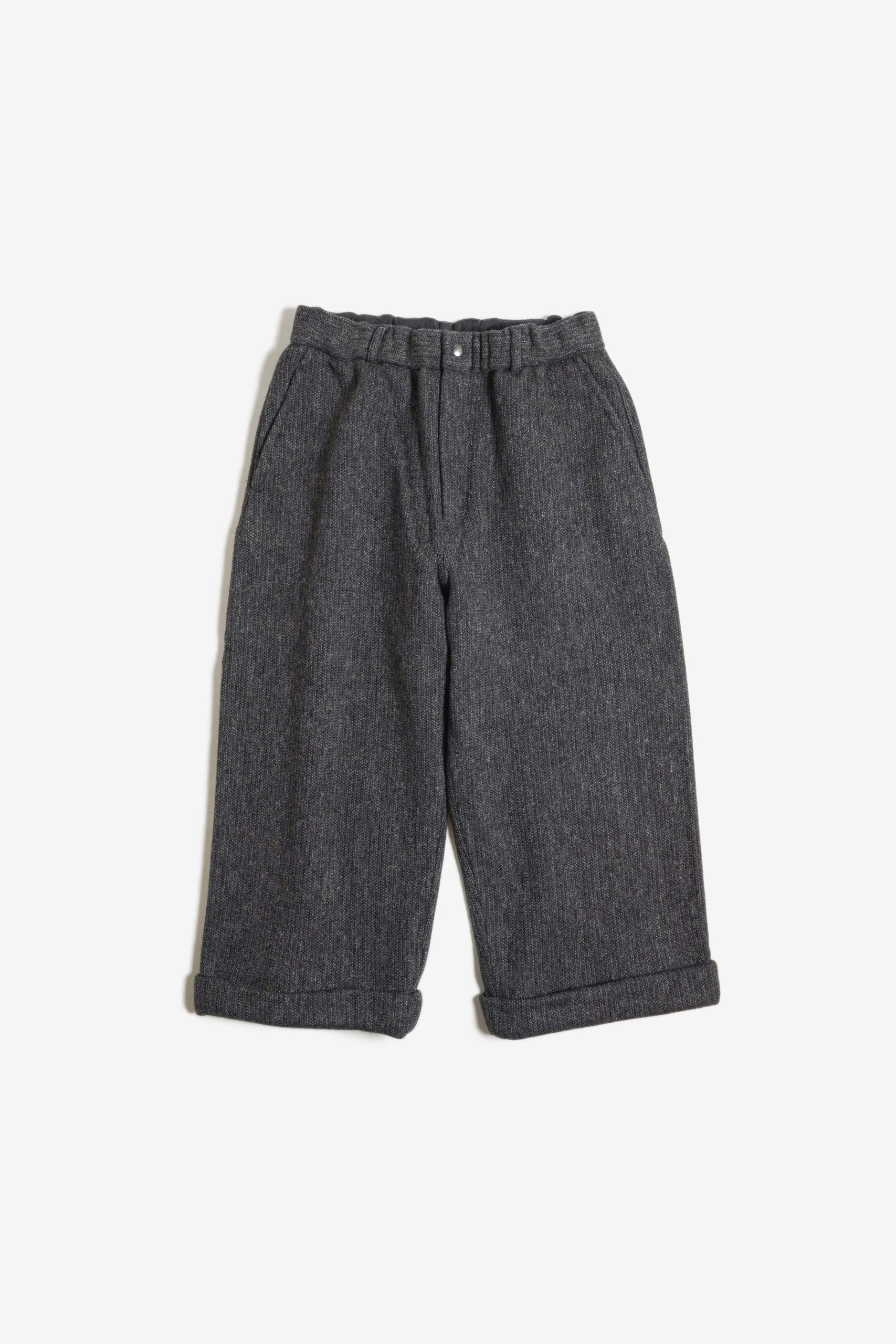 BC CROPPED TROUSERS - BEACH CLOTH - CHARCOAL GRAY