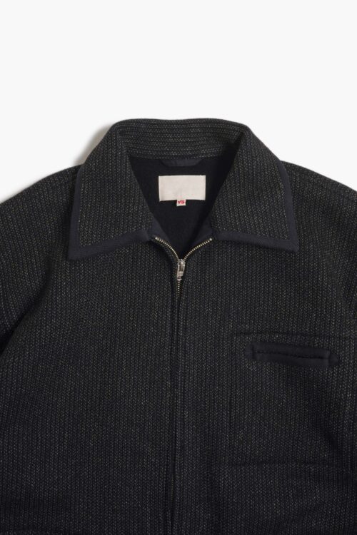 BC ZIP BLOUSON - BEACH CLOTH - BLACK