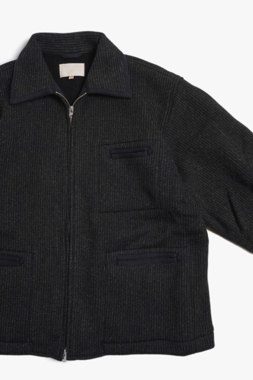 BC ZIP BLOUSON - BEACH CLOTH - BLACK
