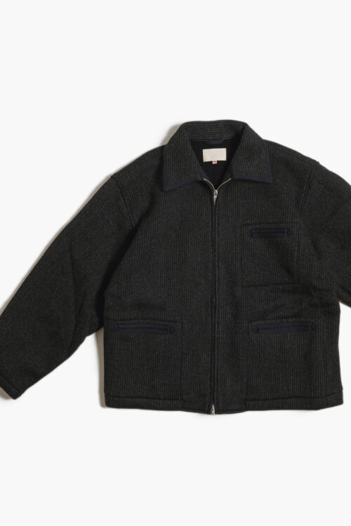 BC ZIP BLOUSON - BEACH CLOTH - BLACK