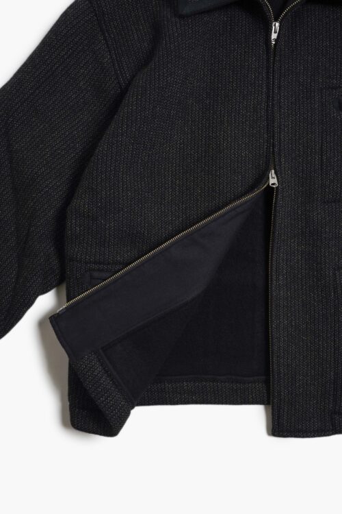 BC ZIP BLOUSON - BEACH CLOTH - BLACK
