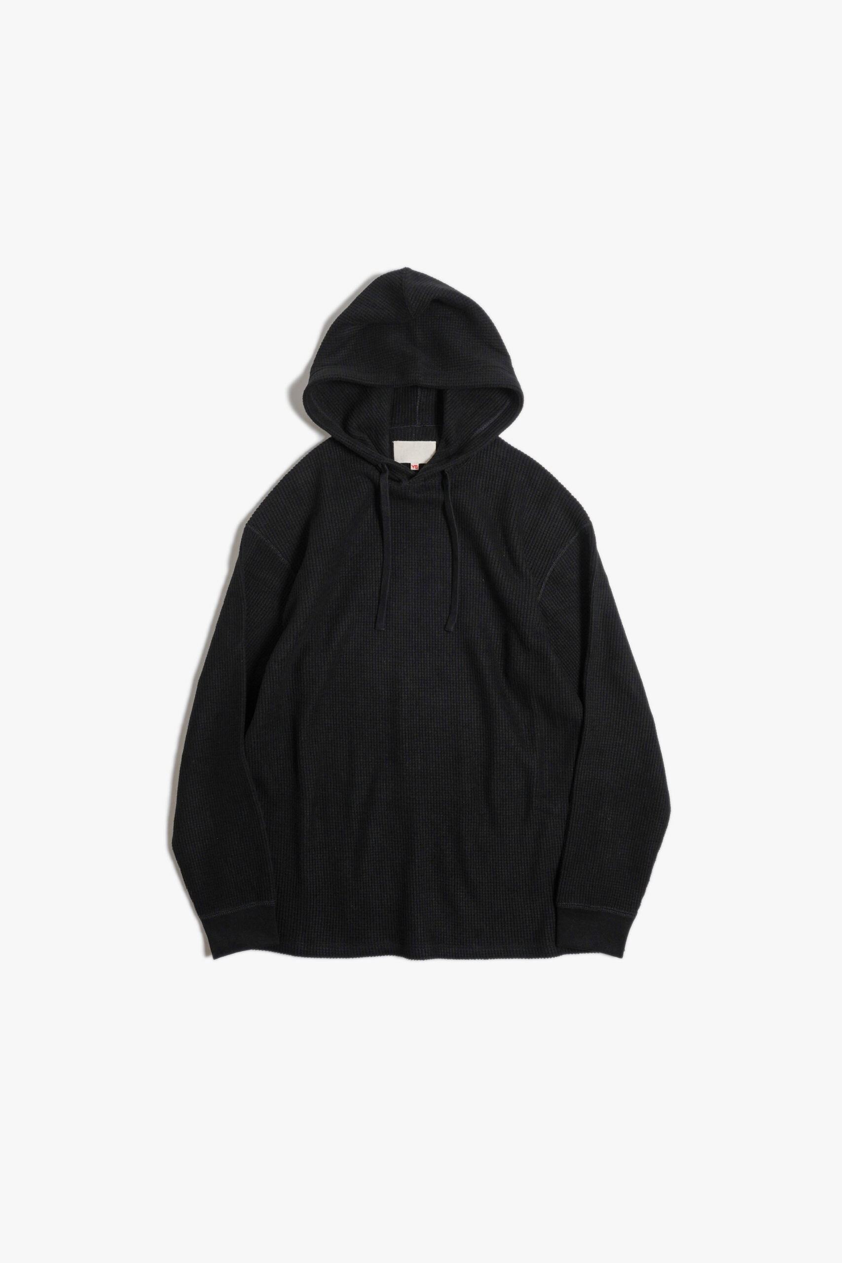 HOODIE - HEAVY WEIGHT THERMAL JERSEY - BLACK