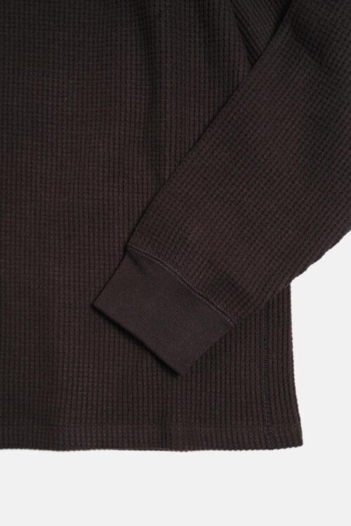 HOODIE - HEAVY WEIGHT THERMAL JERSEY - BROWN