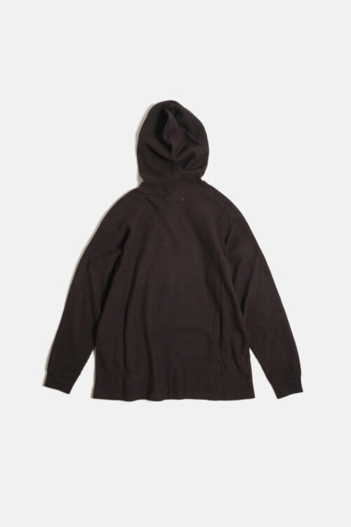 HOODIE - HEAVY WEIGHT THERMAL JERSEY - BROWN