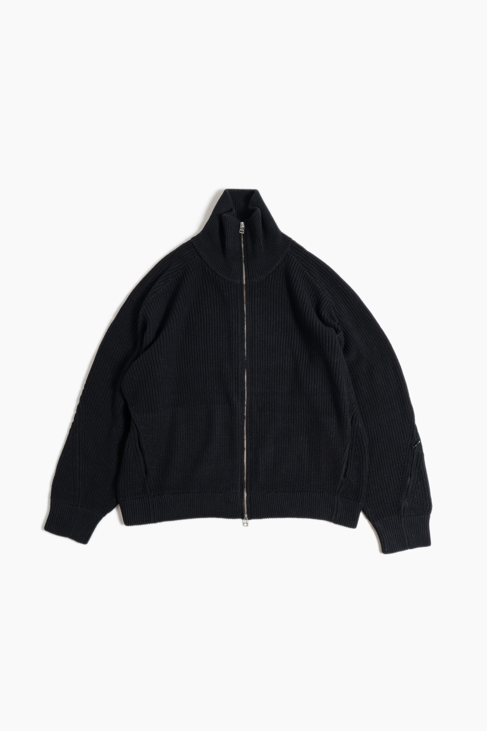 KNIT BLOUSON BLACK