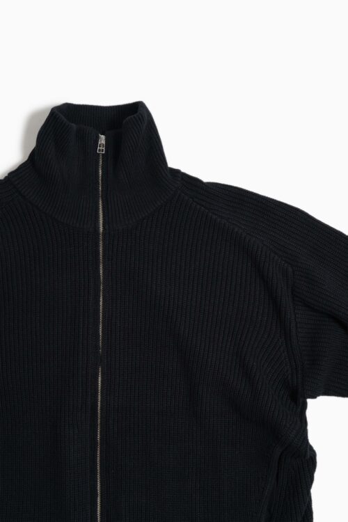 KNIT BLOUSON BLACK