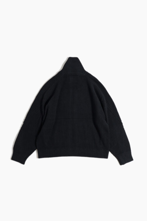 KNIT BLOUSON BLACK