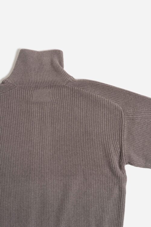 KNIT BLOUSON GREIGE