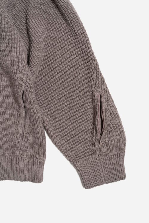 KNIT BLOUSON GREIGE