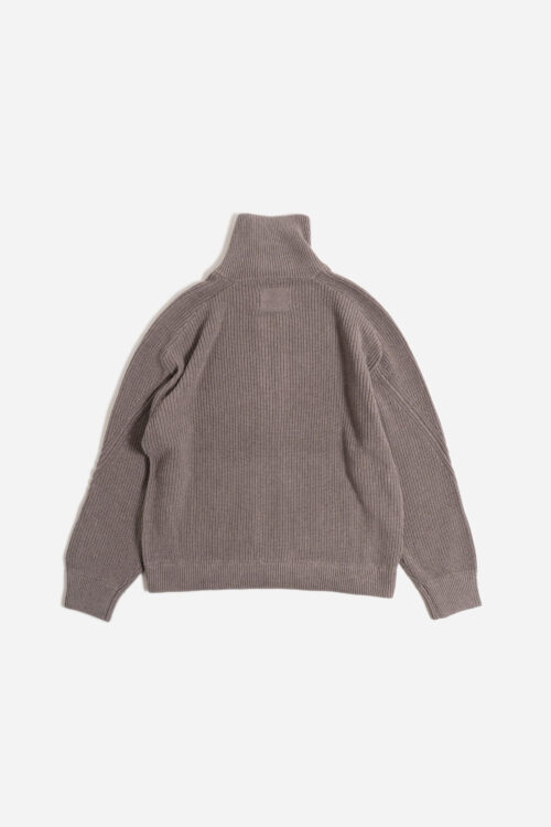 KNIT BLOUSON GREIGE