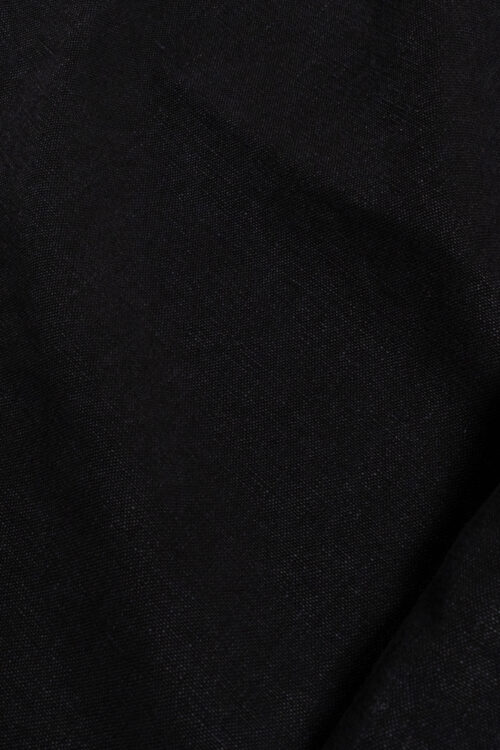 WIDE EASY PANTS - MAX HIGH COUNT HEMP - BLACK