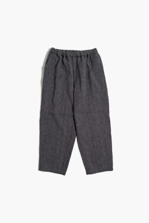 WIDE EASY PANTS - MAX HIGH COUNT HEMP - BLACK & BEIGE