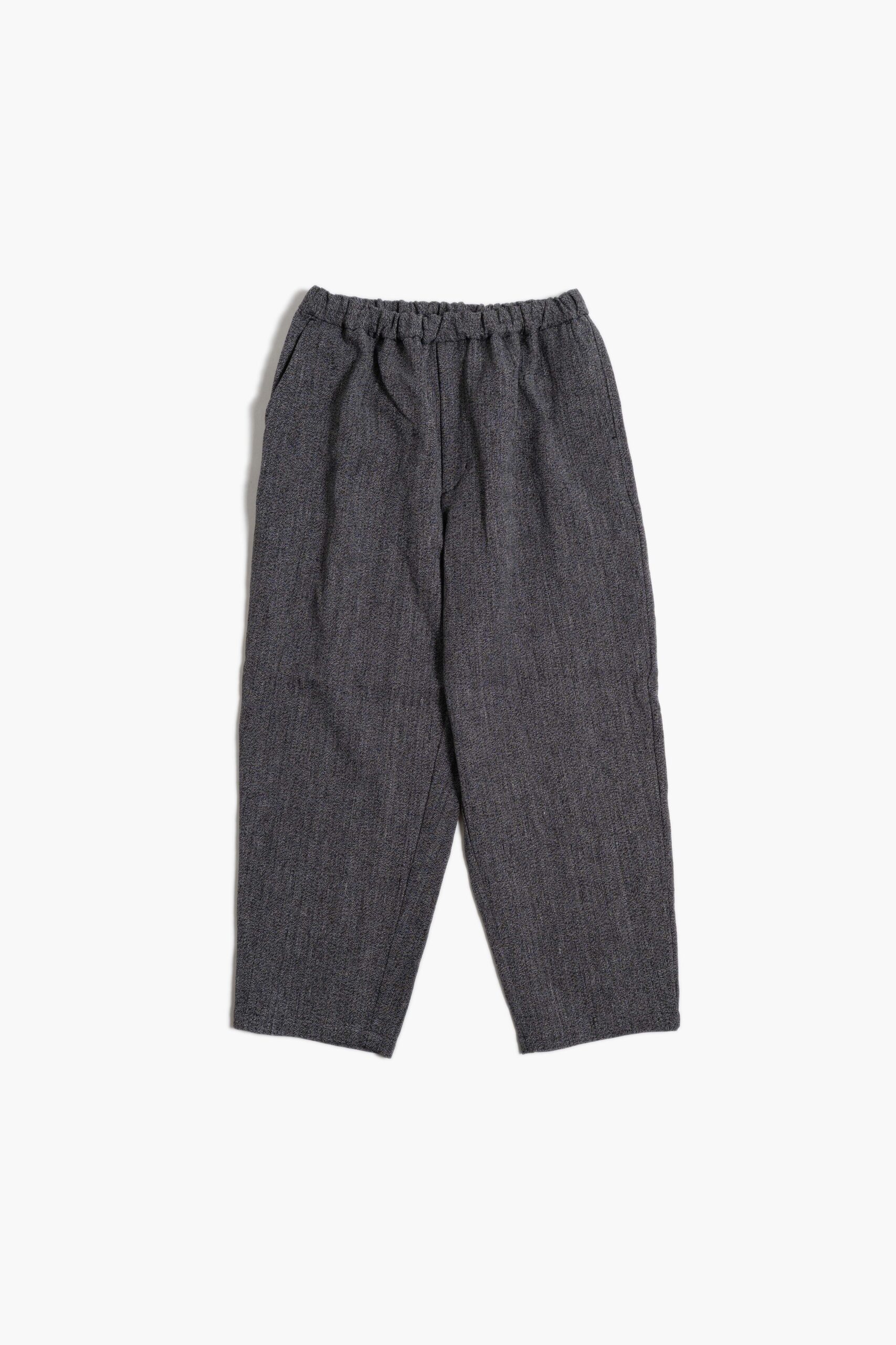 WIDE EASY PANTS - MAX HIGH COUNT HEMP - BLACK & BEIGE