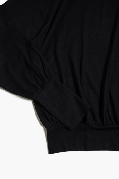 WOOL BO TOP BLACK