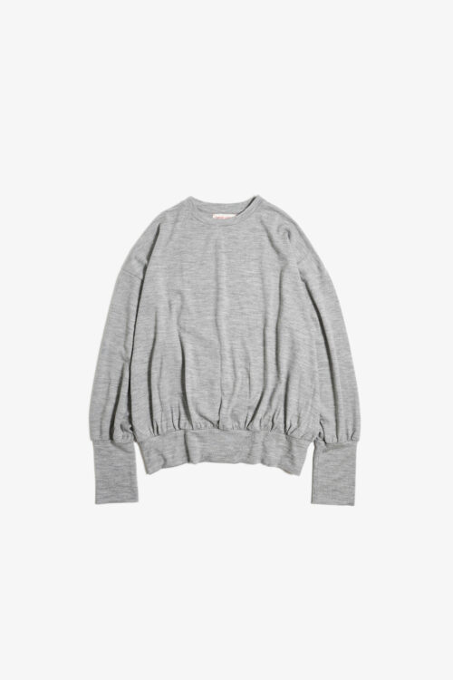WOOL BO TOP GRAY