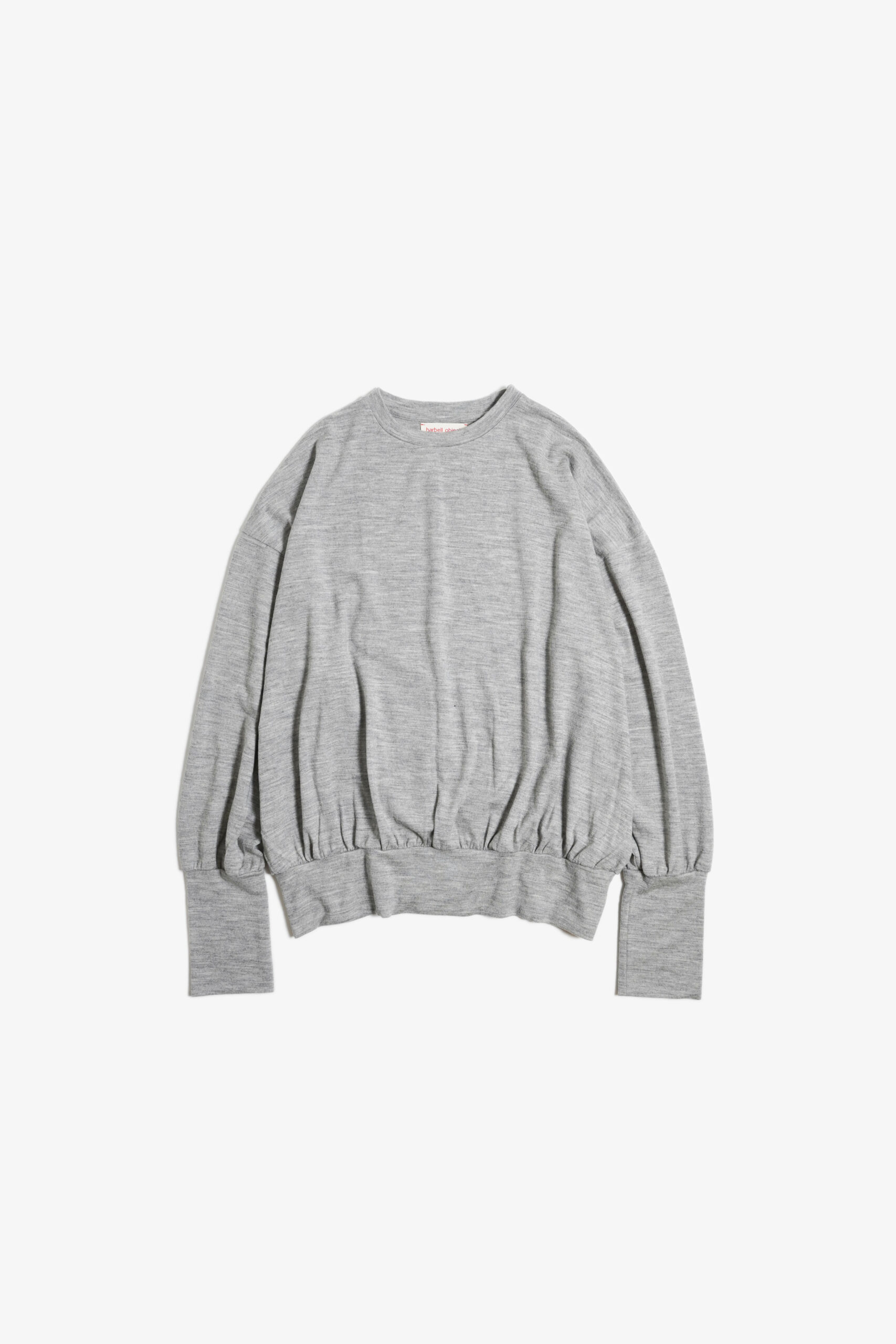 WOOL BO TOP GRAY