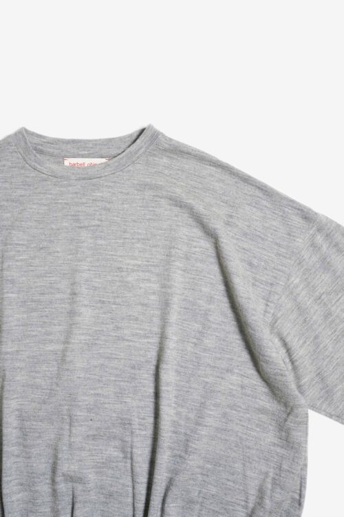 WOOL BO TOP GRAY