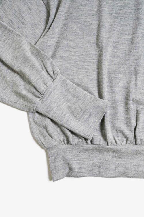 WOOL BO TOP GRAY