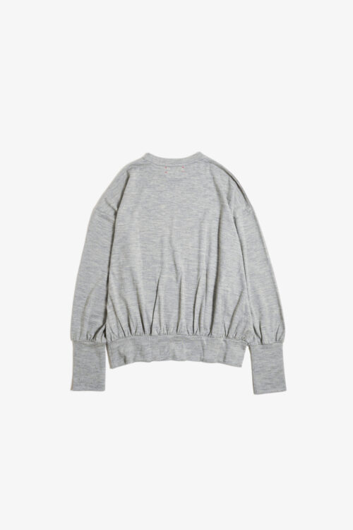 WOOL BO TOP GRAY