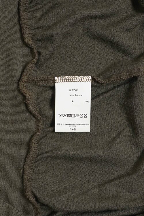 WOOL BO TOP KHAKI