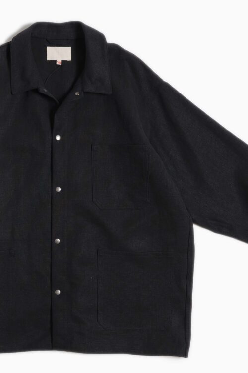 WORK SHIRT - MAX HIGH COUNT HEMP - BLACK