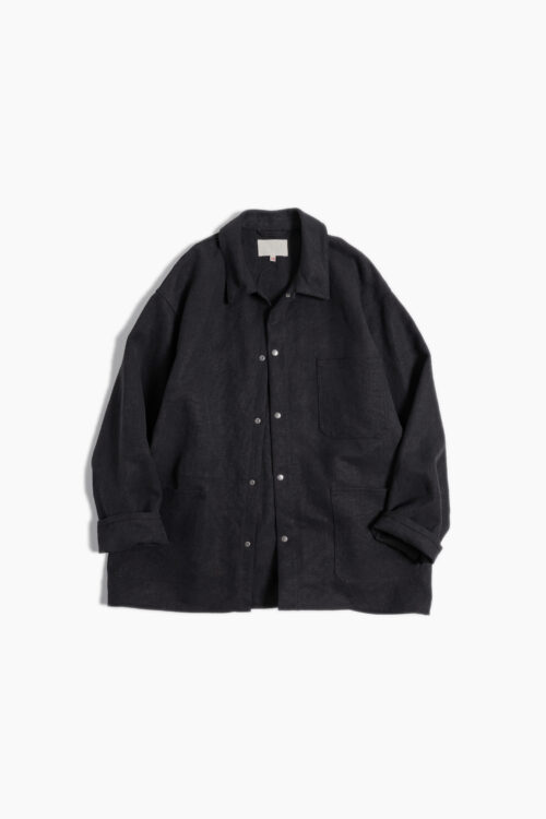 WORK SHIRT - MAX HIGH COUNT HEMP - BLACK
