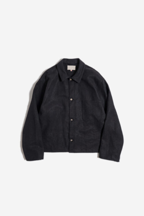 WORK SHIRT SHORT - MAX HIGH COUNT HEMP - BLACK