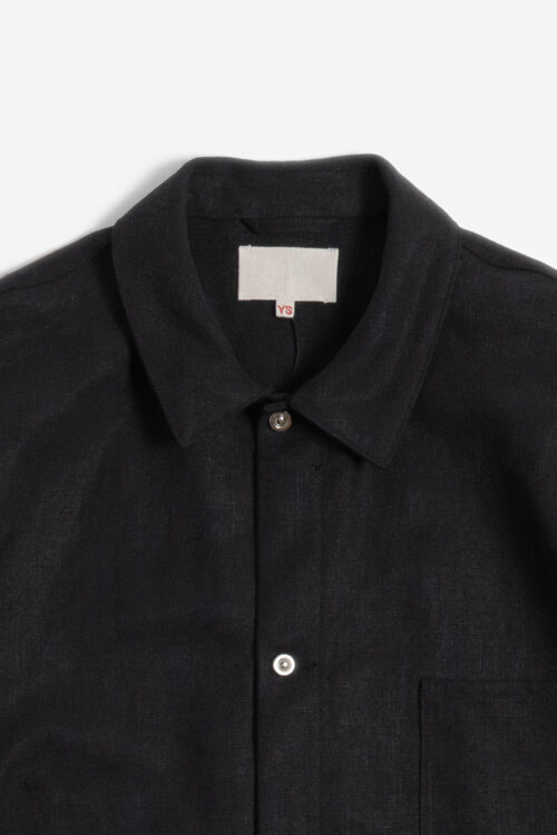 WORK SHIRT SHORT - MAX HIGH COUNT HEMP - BLACK