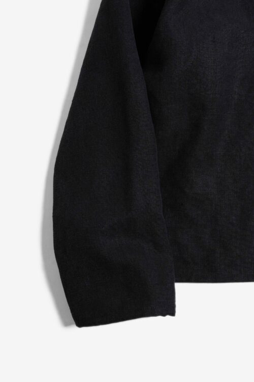 WORK SHIRT SHORT - MAX HIGH COUNT HEMP - BLACK