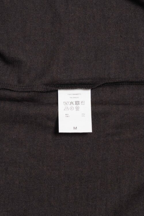CREW NECK PULLOVER - WOOL × RAMIE JERSEY - BROWN