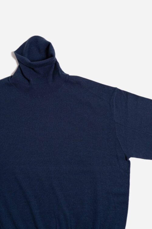 COTTON CASHMERE TURTLE LS B.GRAY