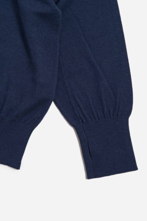 COTTON CASHMERE TURTLE LS B.GRAY