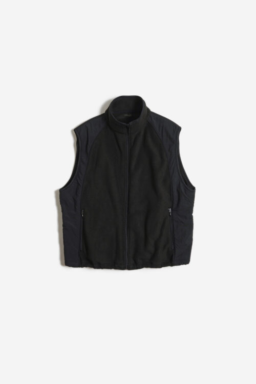 FLEECE VEST BLACK