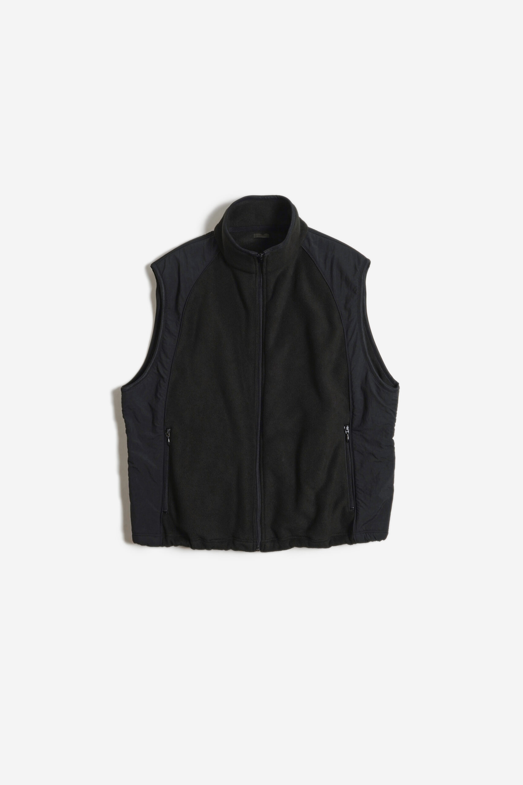 FLEECE VEST BLACK