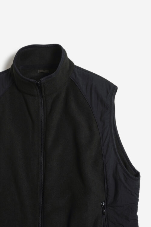 FLEECE VEST BLACK