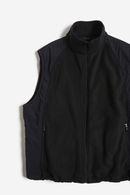 FLEECE VEST BLACK